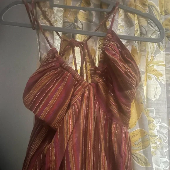 Free People Sundaze for Surfing Jumpsuit Red Clay - Picture 4 of 6